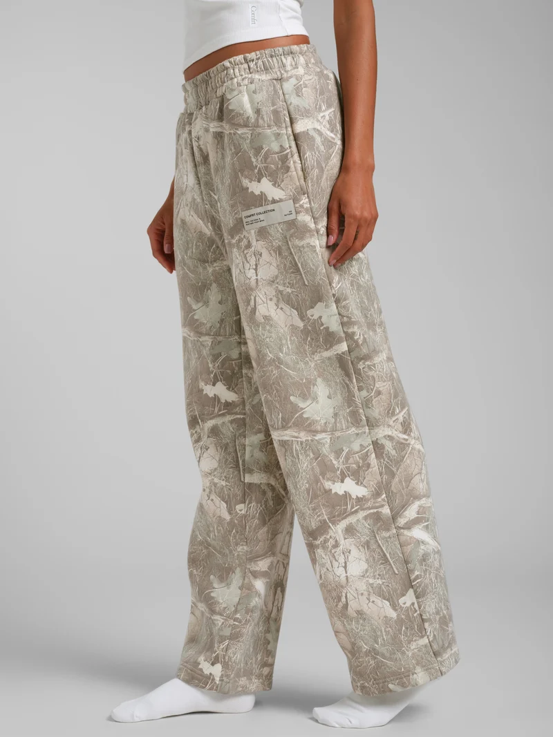 Camo Straight Leg Sweatpants