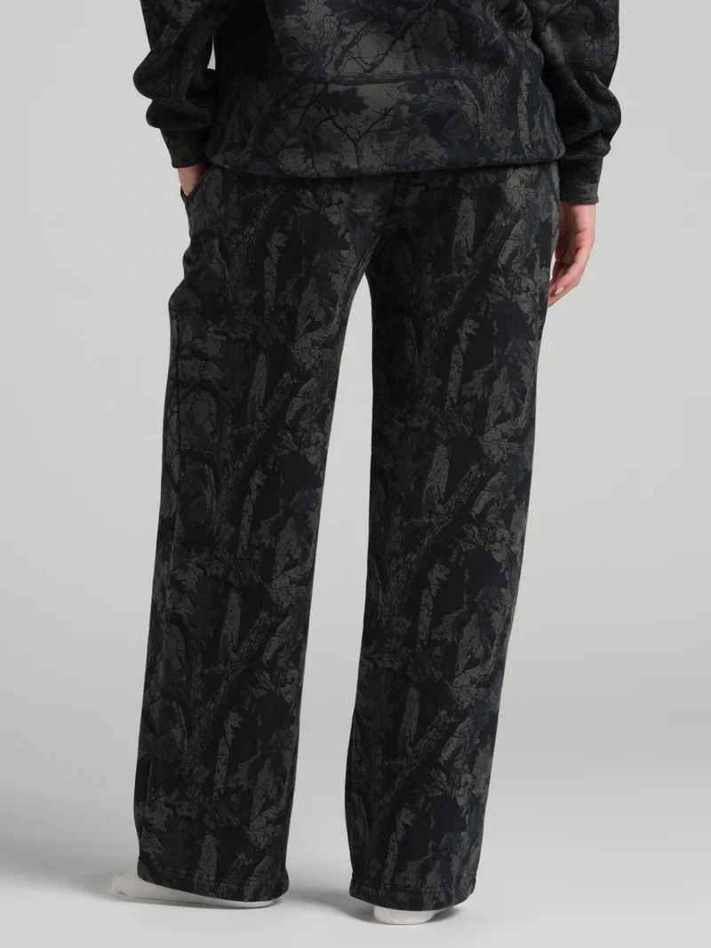 Camo Straight Leg Sweatpants