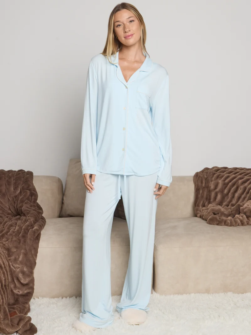 Luna Lounge Long Sleeve Pant PJ Set - Pre Order