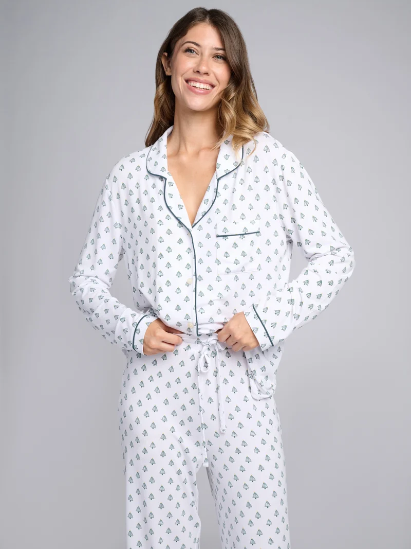 Luna Lounge Long Sleeve Pant PJ Set
