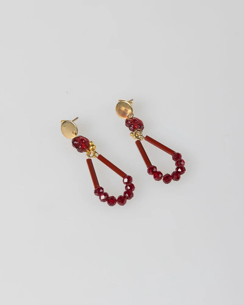 Pendientes rojos