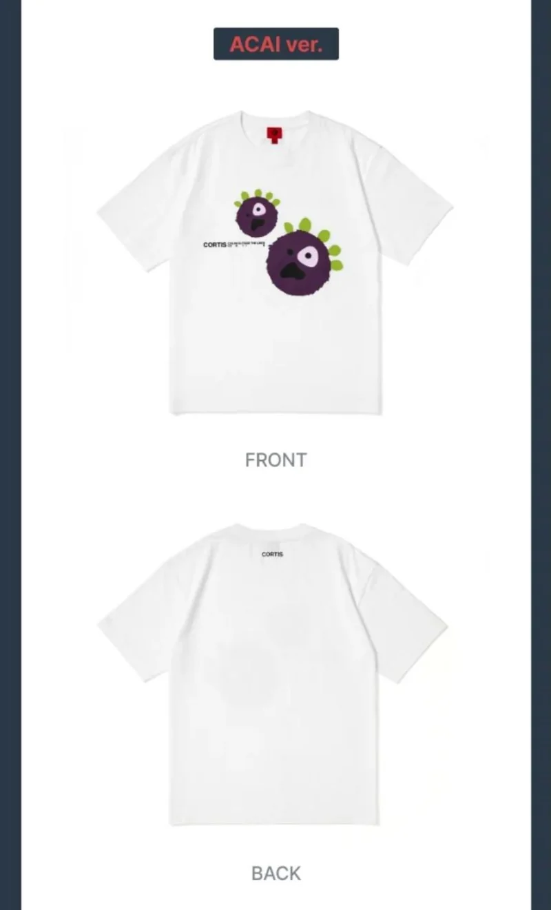 CORTIS - CORTIS BALL T-SHIRT ('26 CORTIS TOUR : PUT YOUR PHONE DOWN MD)