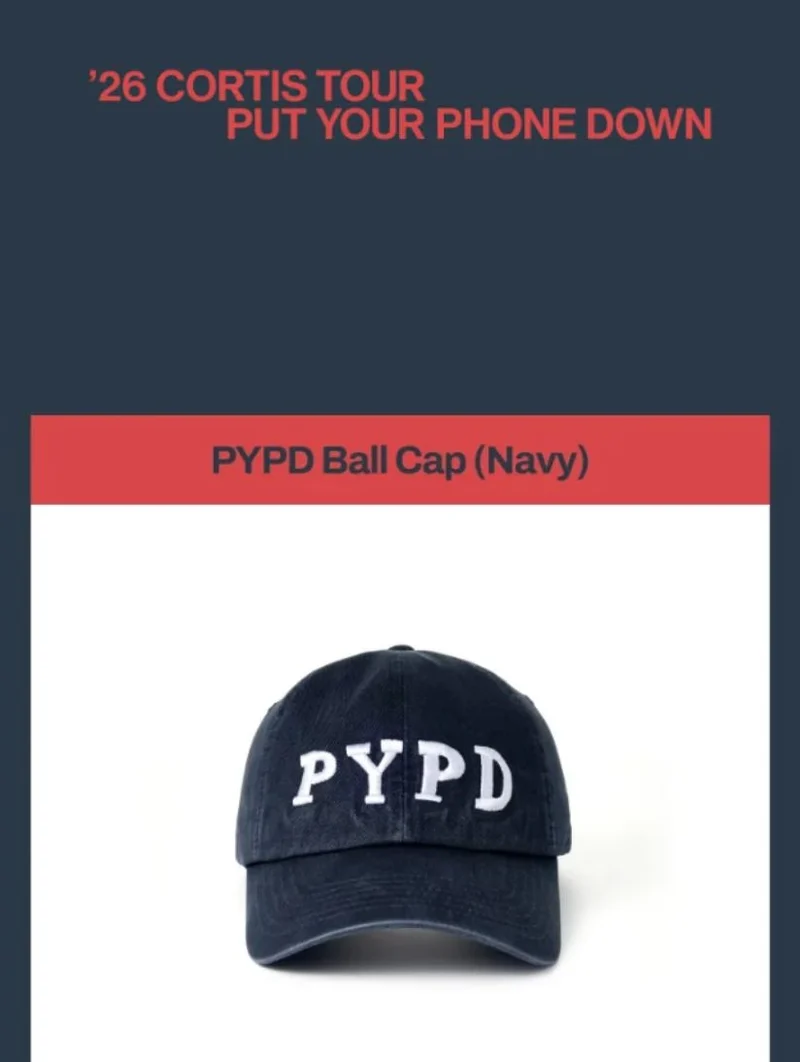 CORTIS - BALL CAP ('26 CORTIS TOUR : PUT YOUR PHONE DOWN MD)