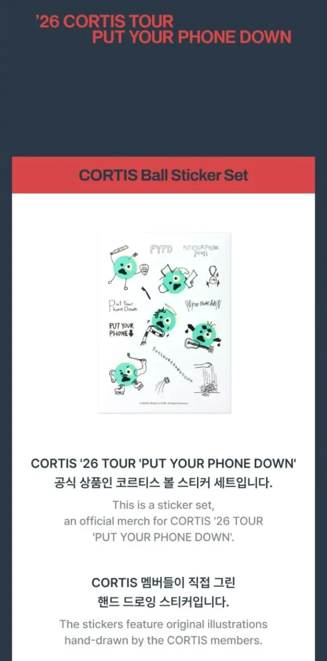CORTIS - '26 CORTIS TOUR : PUT YOUR PHONE DOWN MD