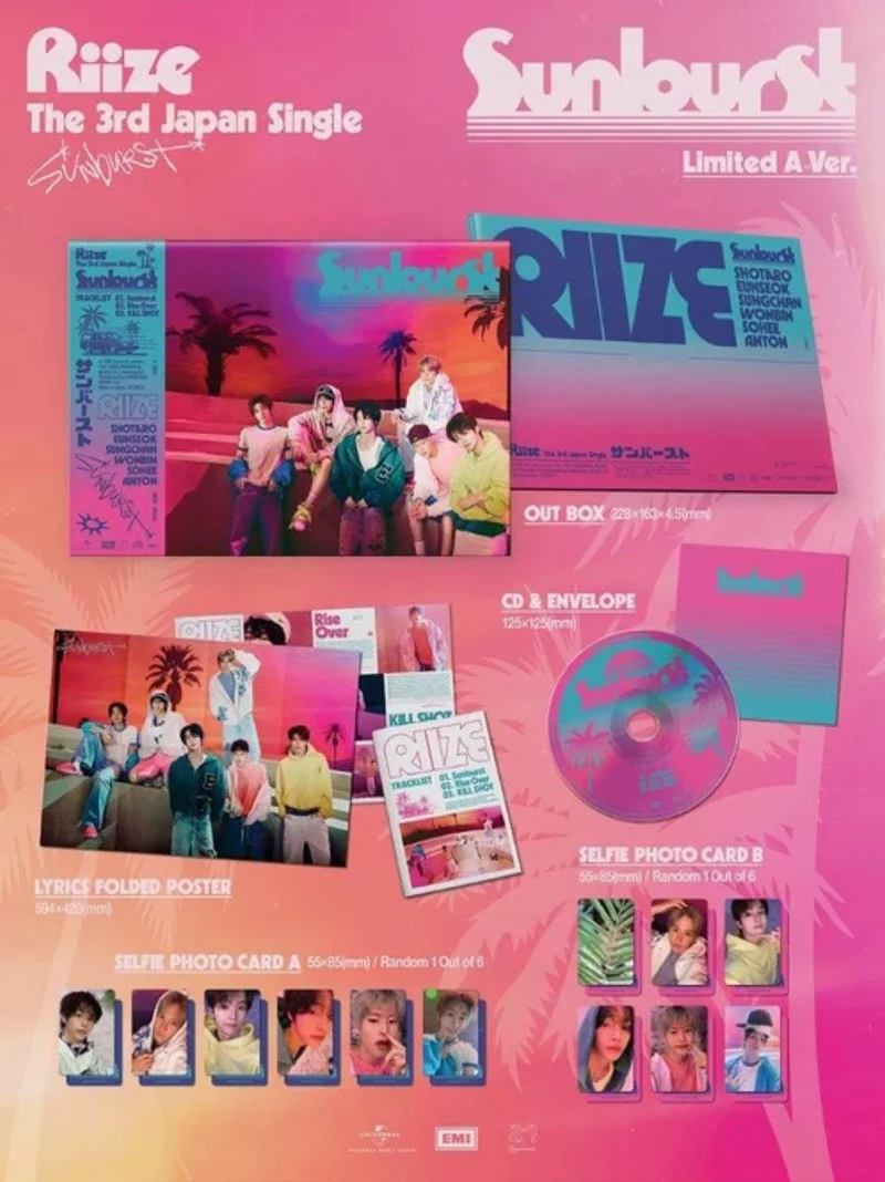 RIIZE - SUNBURST (THE 3RD JAPAN SINGLE)