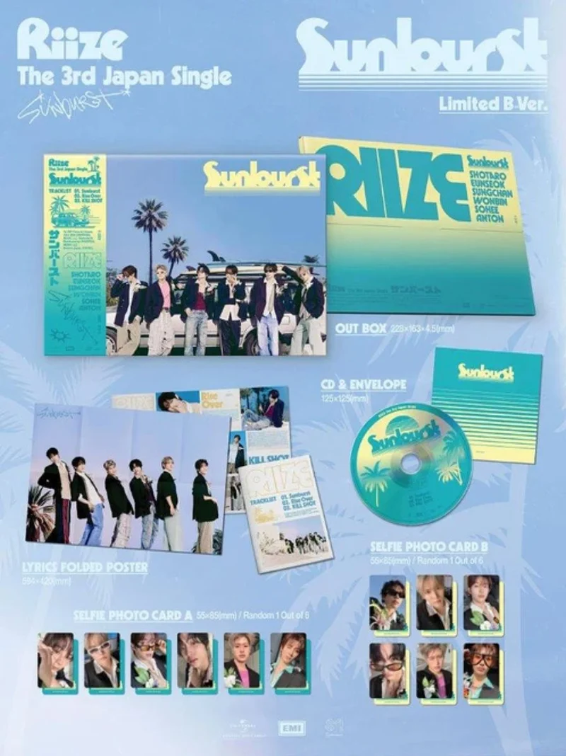 RIIZE - SUNBURST (THE 3RD JAPAN SINGLE)