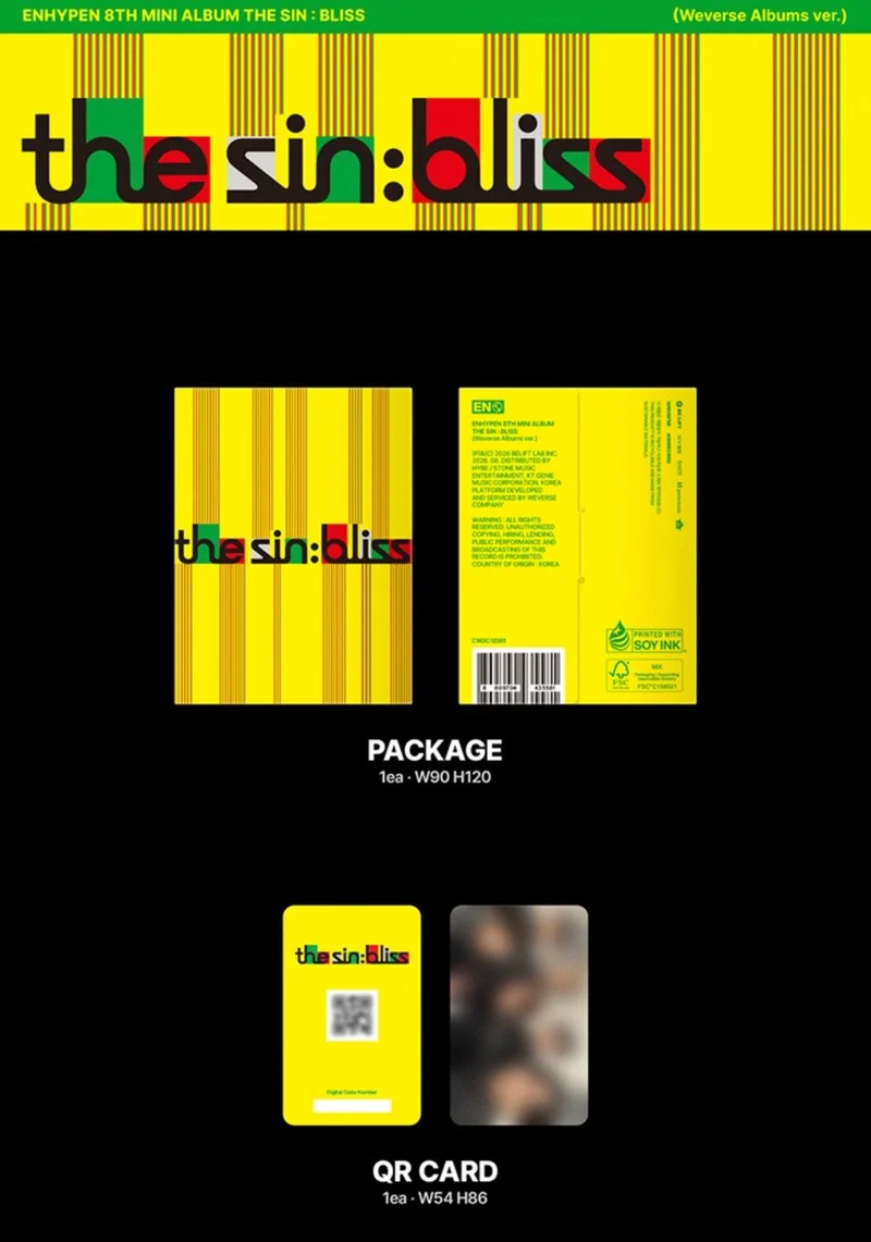ENHYPEN - THE SIN: BLISS (WEVERSE ALBUMS VER.) + Weverse Gift