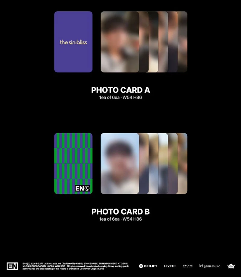 ENHYPEN - THE SIN: BLISS (SET) + Weverse Gift