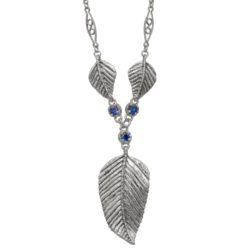 Elven Realms 3 Leaf Necklace: RIVENDELL™, MIRKWOOD™, LOTHLORIEN™