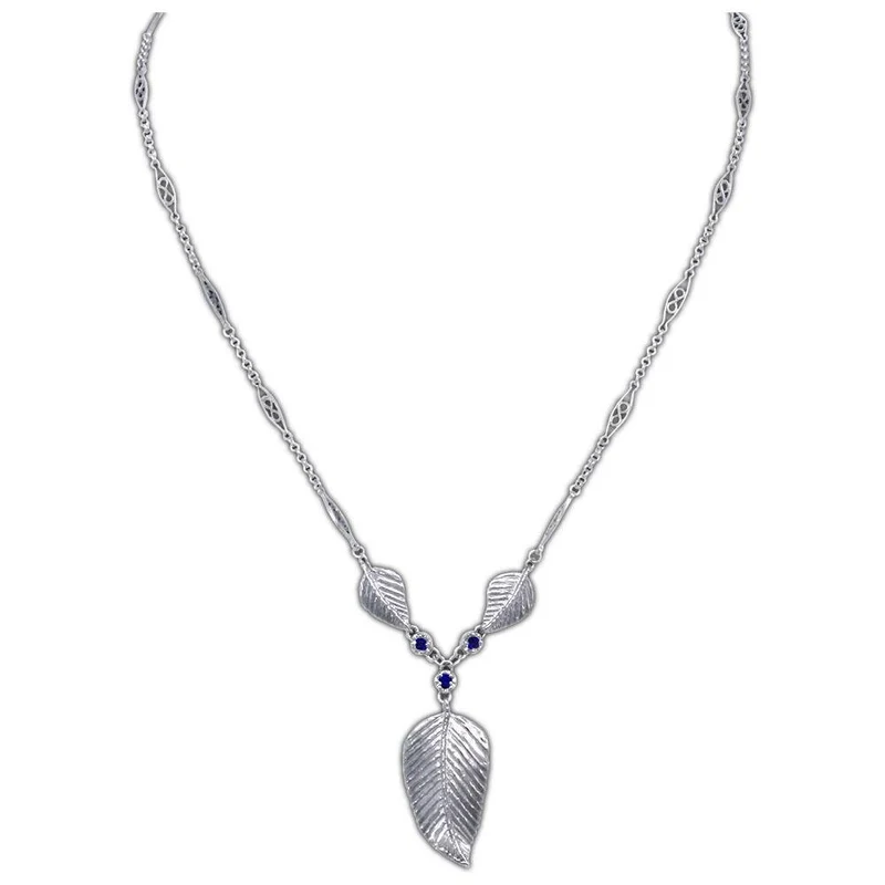 Elven Realms 3 Leaf Necklace: RIVENDELL™, MIRKWOOD™, LOTHLORIEN™