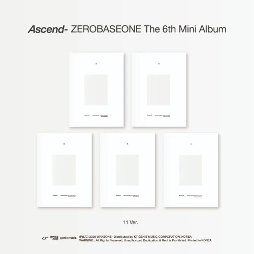 ZEROBASEONE 6th Mini Album [Ascend-] (11 Ver.)