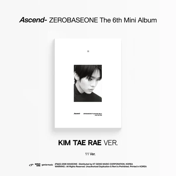 ZEROBASEONE 6th Mini Album [Ascend-] (11 Ver.)