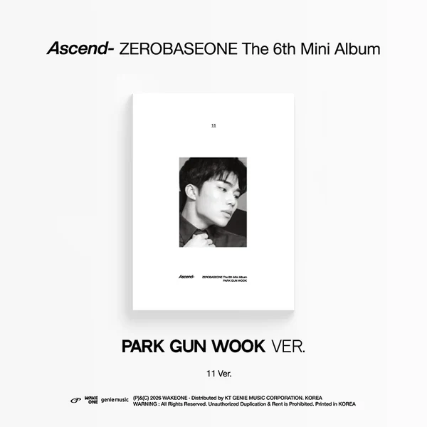 ZEROBASEONE 6th Mini Album [Ascend-] (11 Ver.)
