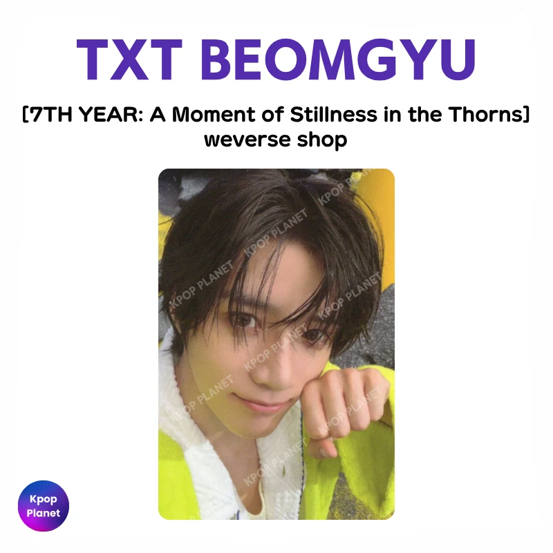 TXT BEOMGYU Photocard [ 7TH YEAR: A Moment of Stillness in the Thorns ] weverse shop