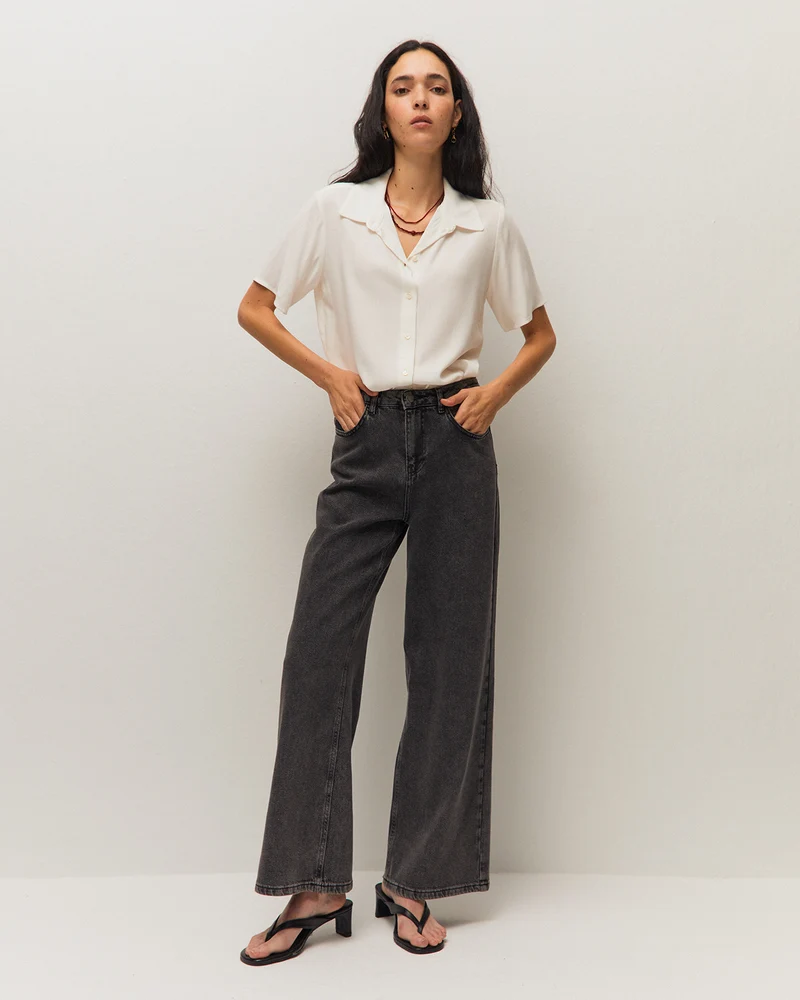 Pantalón denim fluido