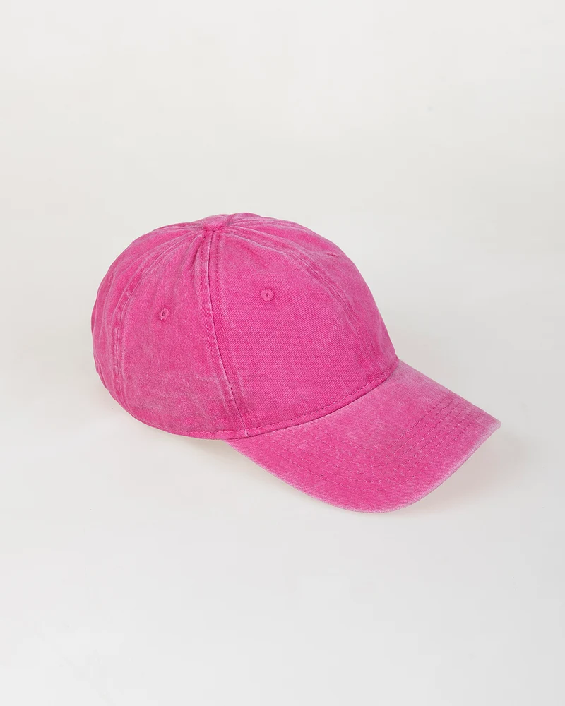Gorra efecto lavado