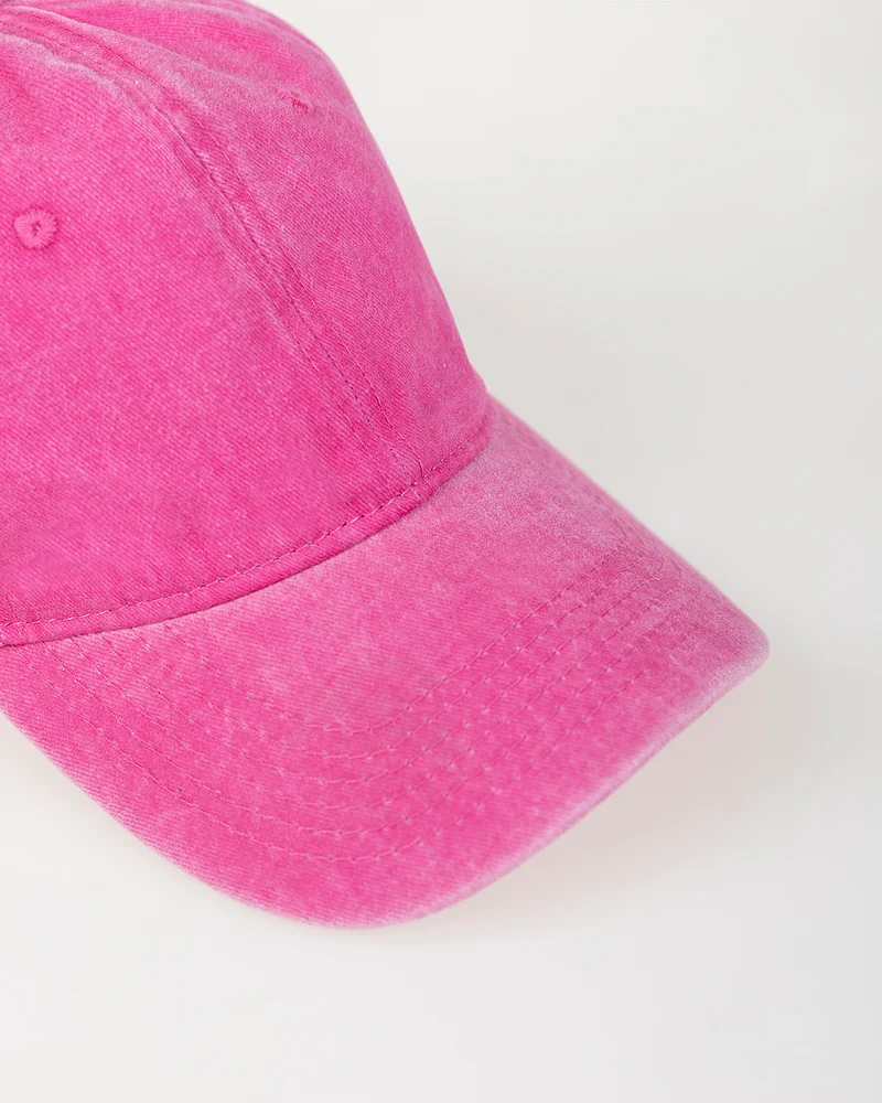 Gorra efecto lavado