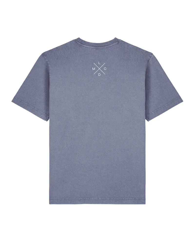 Manuel Carrasco - Camiseta Unisex "Mi Acento" Azul Vintage