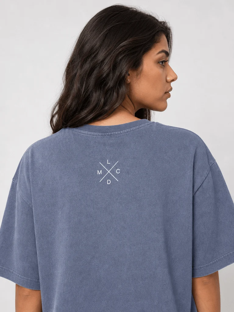 Manuel Carrasco - Camiseta Unisex "Mi Acento" Azul Vintage