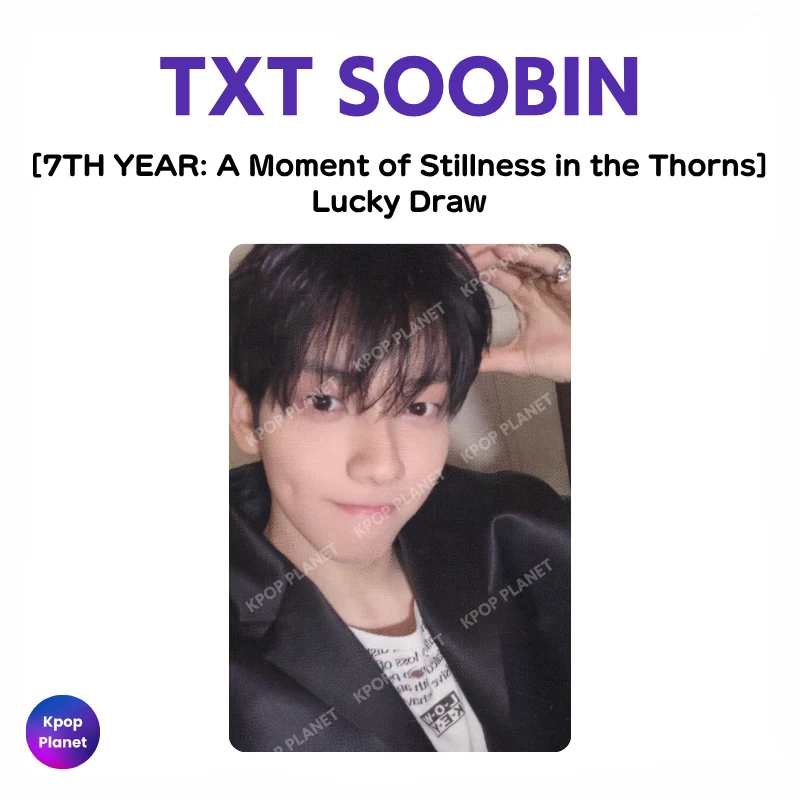 TXT SOOBIN Photocard [ 7TH YEAR: A Moment of Stillness in the Thorns ] Lucky Draw