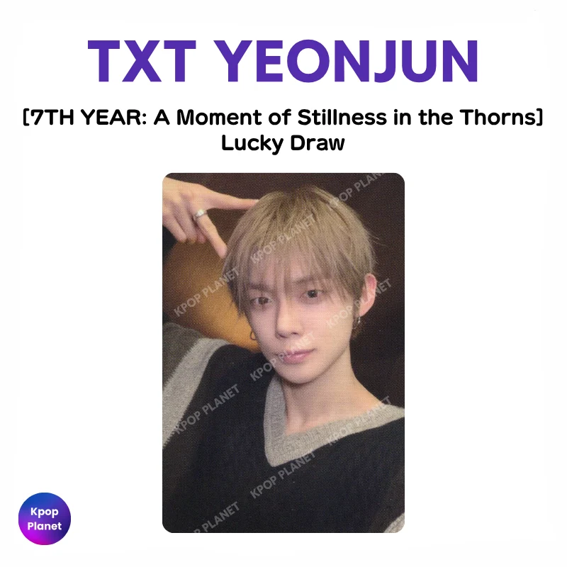 TXT YEONJUN Photocard [ 7TH YEAR: A Moment of Stillness in the Thorns ] Lucky Draw