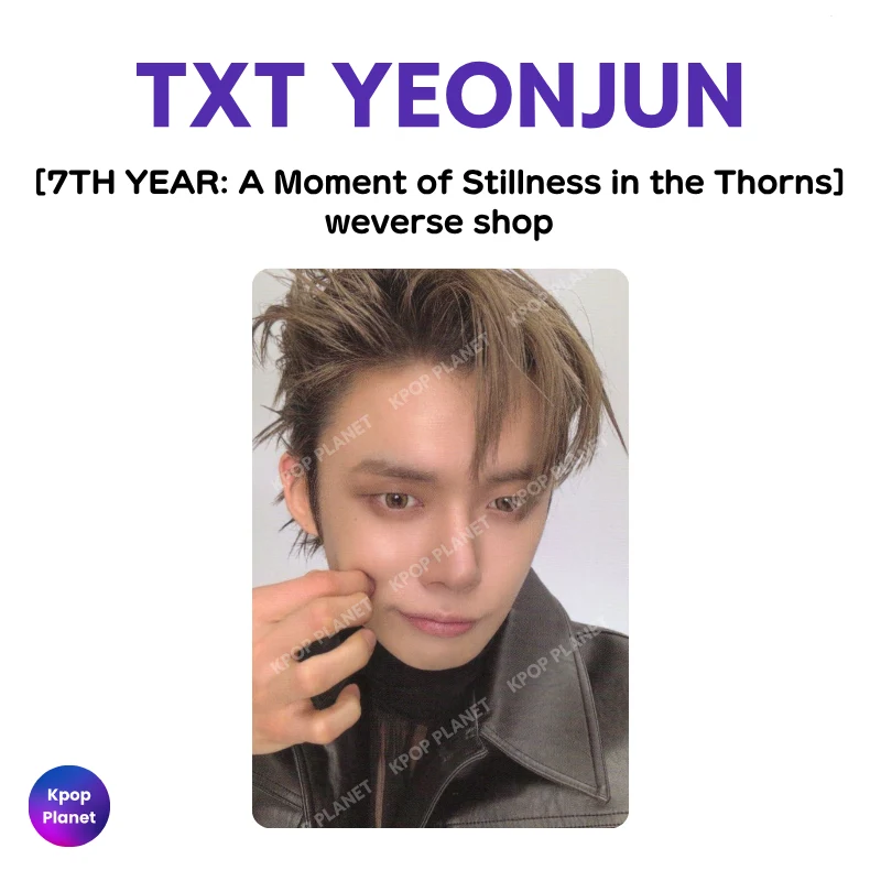TXT YEONJUN Photocard [ 7TH YEAR: A Moment of Stillness in the Thorns ] weverse shop