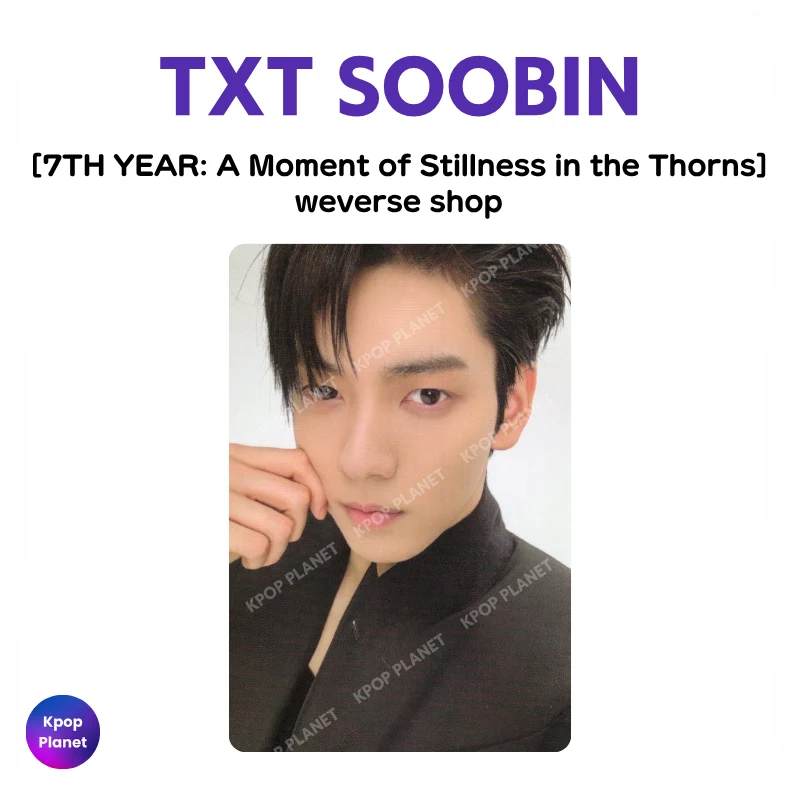 TXT SOOBIN Photocard [ 7TH YEAR: A Moment of Stillness in the Thorns ] weverse shop