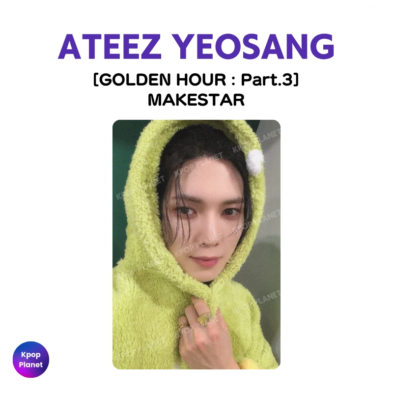 ATEEZ YEOSANG Photocard [ GOLDEN HOUR : Part.3 ] MAKESTAR