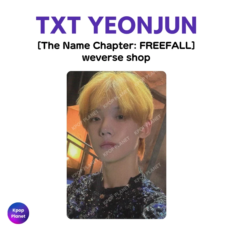 TXT YEONJUN Photocard [ The Name Chapter: FREEFALL ] weverse shop