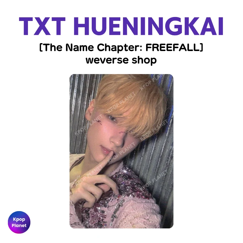 TXT HUENINGKAI Photocard [ The Name Chapter: FREEFALL ] weverse shop