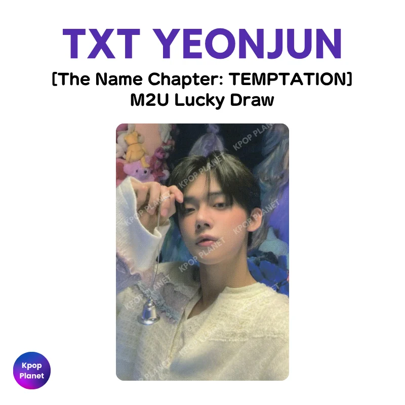 TXT YEONJUN Photocard [ The Name Chapter: TEMPTATION ] M2U Lucky Draw