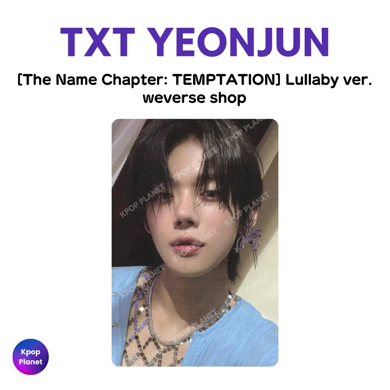 TXT YEONJUN Photocard [ The Name Chapter: TEMPTATION ] weverse shop (Lullaby ver.)