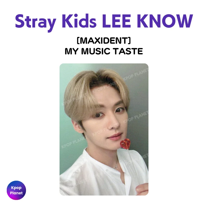 Stray Kids LEE KNOW Photocard [ MAXIDENT ] MY MUSIC TASTE