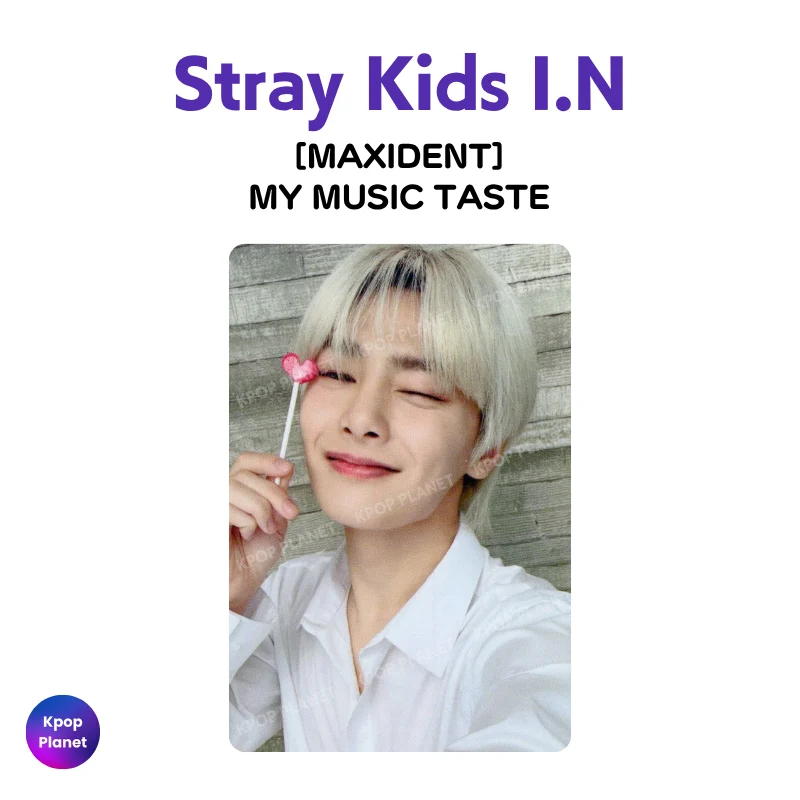 Stray Kids I.N Photocard [ MAXIDENT ] MY MUSIC TASTE