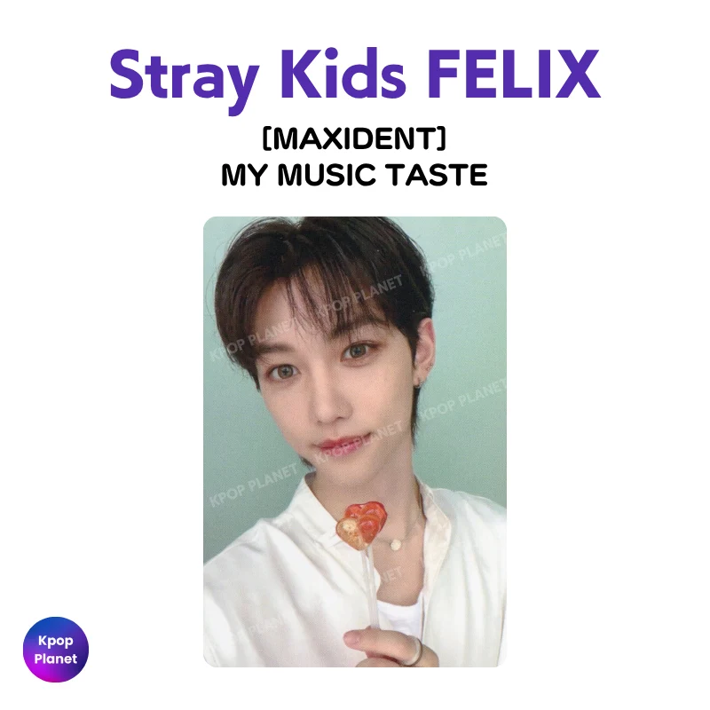 Stray Kids FELIX Photocard [ MAXIDENT ] MY MUSIC TASTE