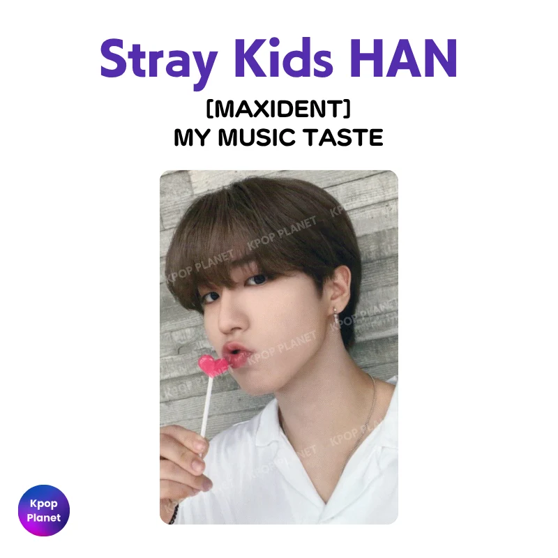 Stray Kids HAN Photocard [ MAXIDENT ] MY MUSIC TASTE