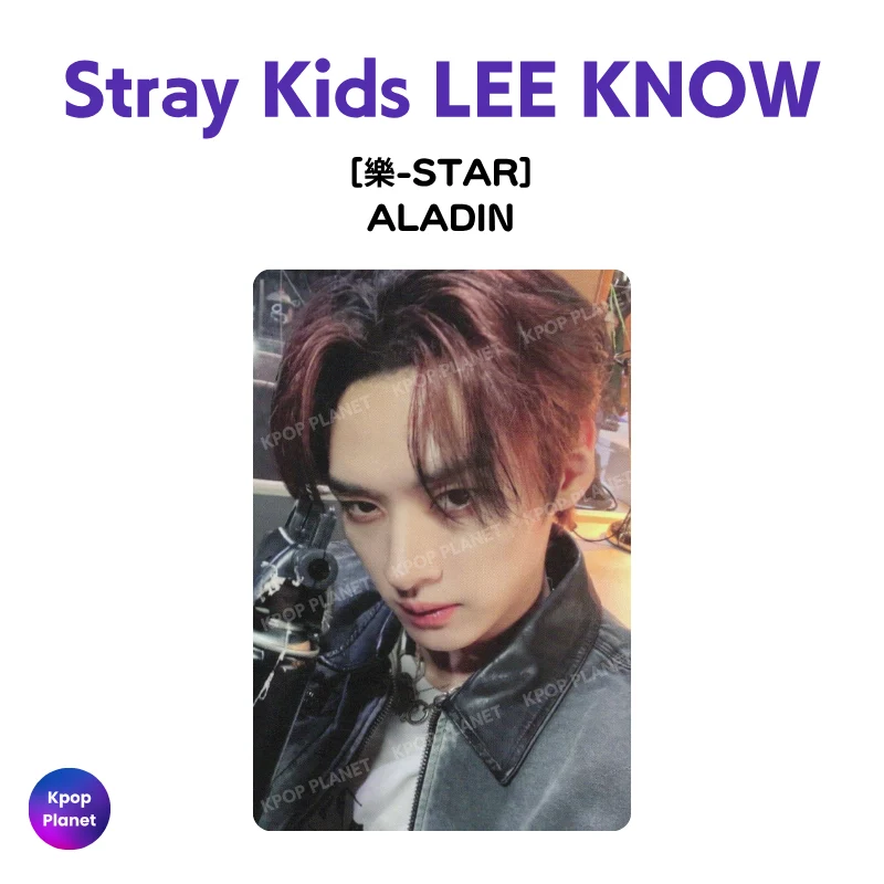 Stray Kids LEE KNOW Photocard [ 樂-STAR ] ALADIN