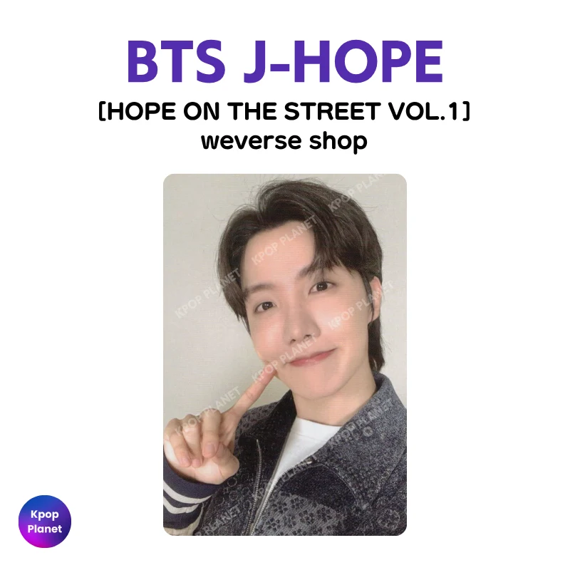 BTS J-HOPE Photocard [ HOPE ON THE STREET VOL. 1 ] weverse shop