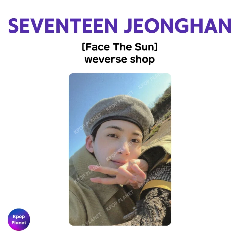 SEVENTEEN JEONGHAN Photocard [ Face The Sun ] weverse shop