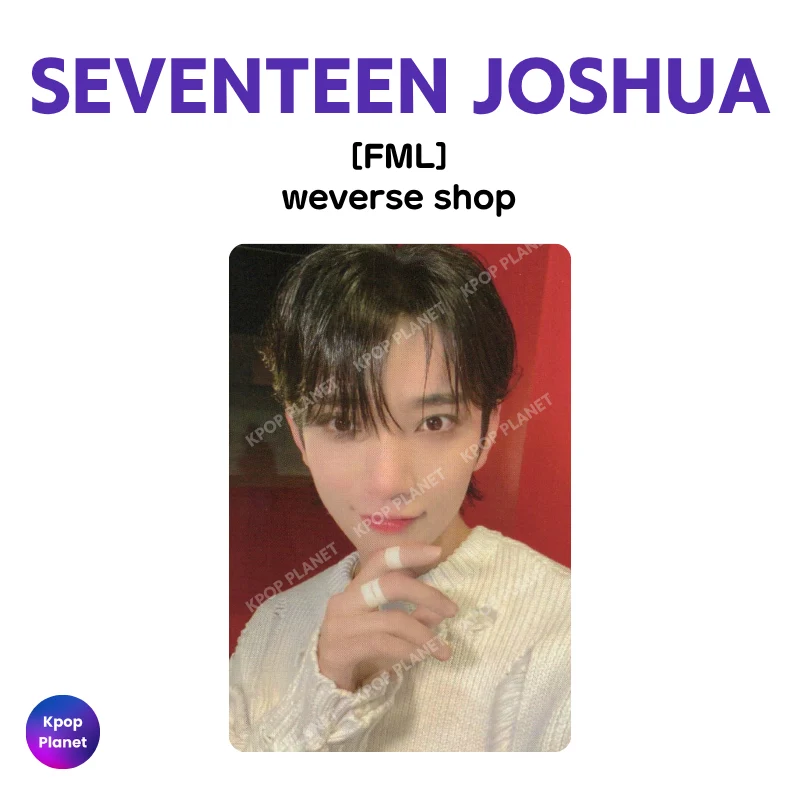 SEVENTEEN JOSHUA Photocard [ FML ] weverse shop