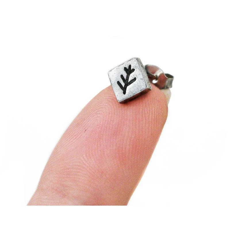 Pendientes de signo de anciano