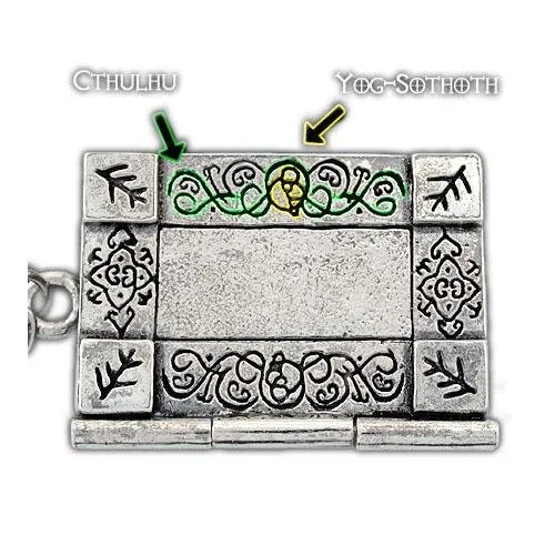 Collar Necronomicon - Plata