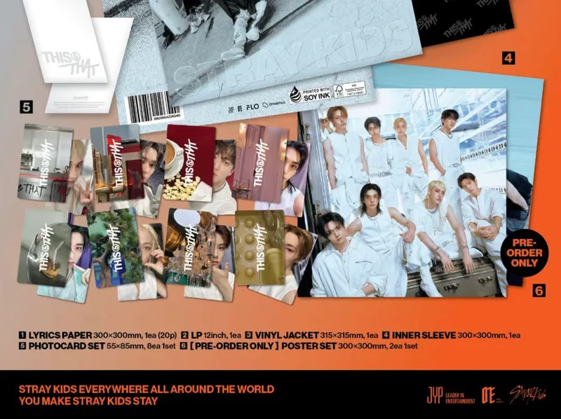 STRAY KIDS - THIS & THAT (LP VER.) (LIMITED) + BDM Gift