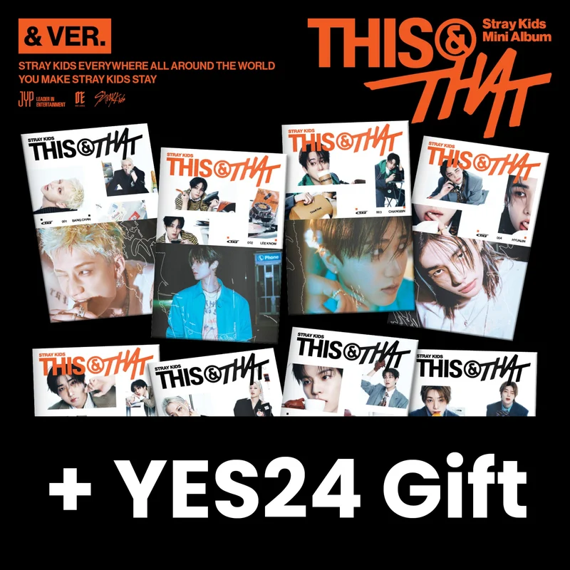 STRAY KIDS - THIS & THAT (& VER.) + YES24 Gift