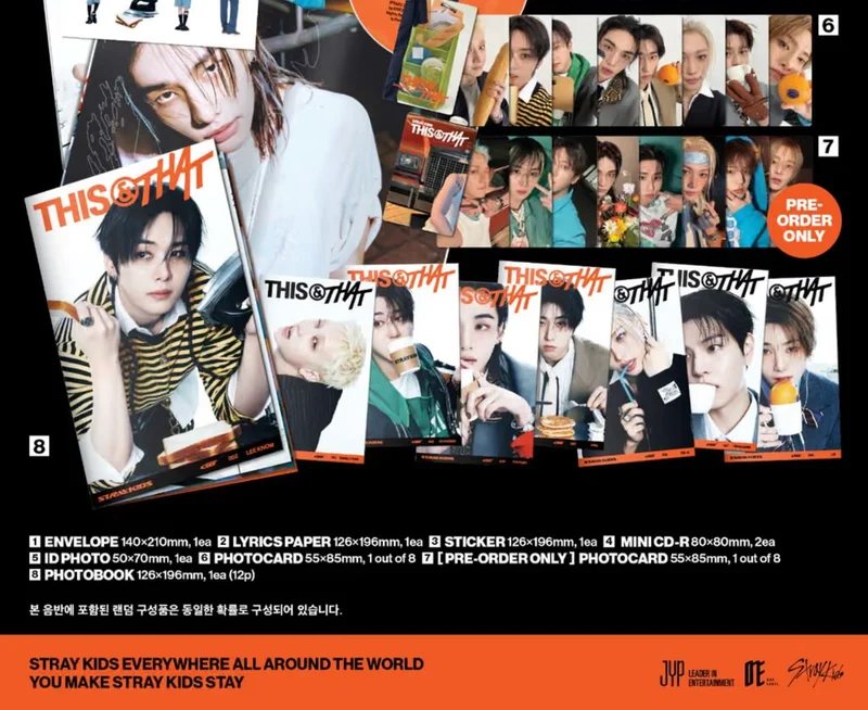 STRAY KIDS - THIS & THAT (& VER.) + YES24 Gift