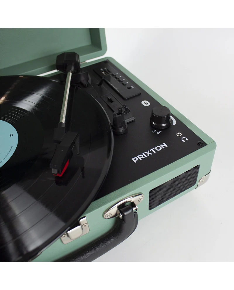 Prixton - Tocadiscos Bluetooth VC400 Menta