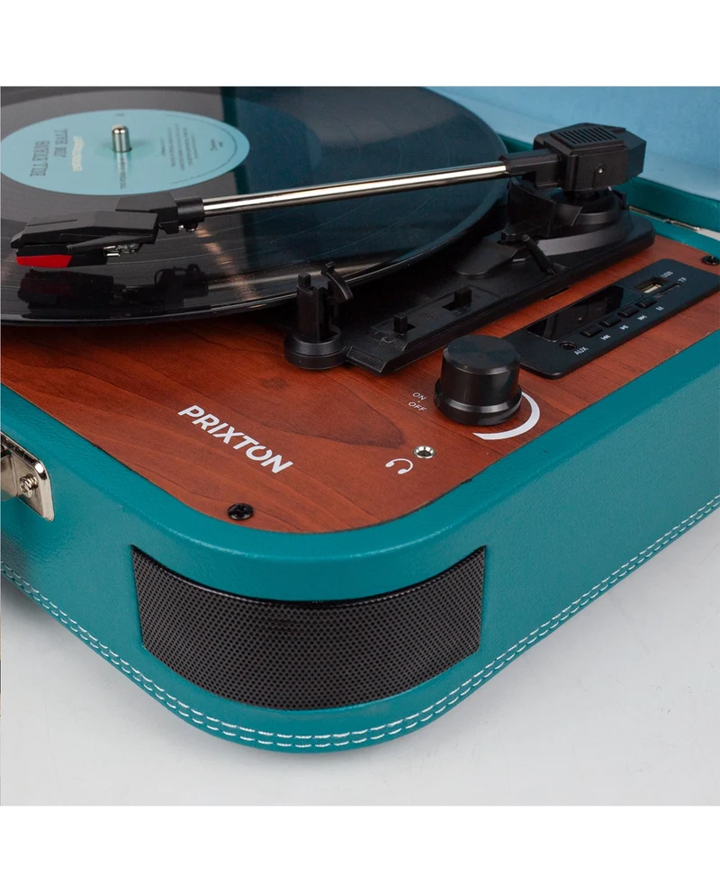 Prixton - Tocadiscos Bluetooth VC600 Azul