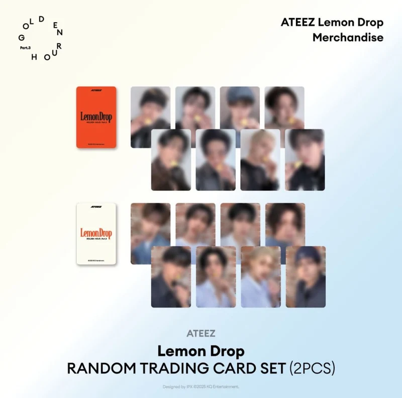 [ATEEZ] Lemon Drop : Random Trading Card