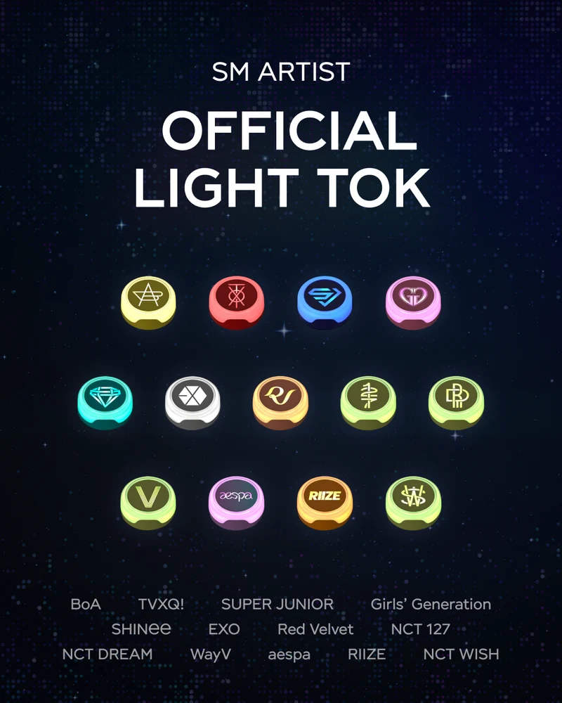 [SMTOWN] SM Artist : Official Light Tok