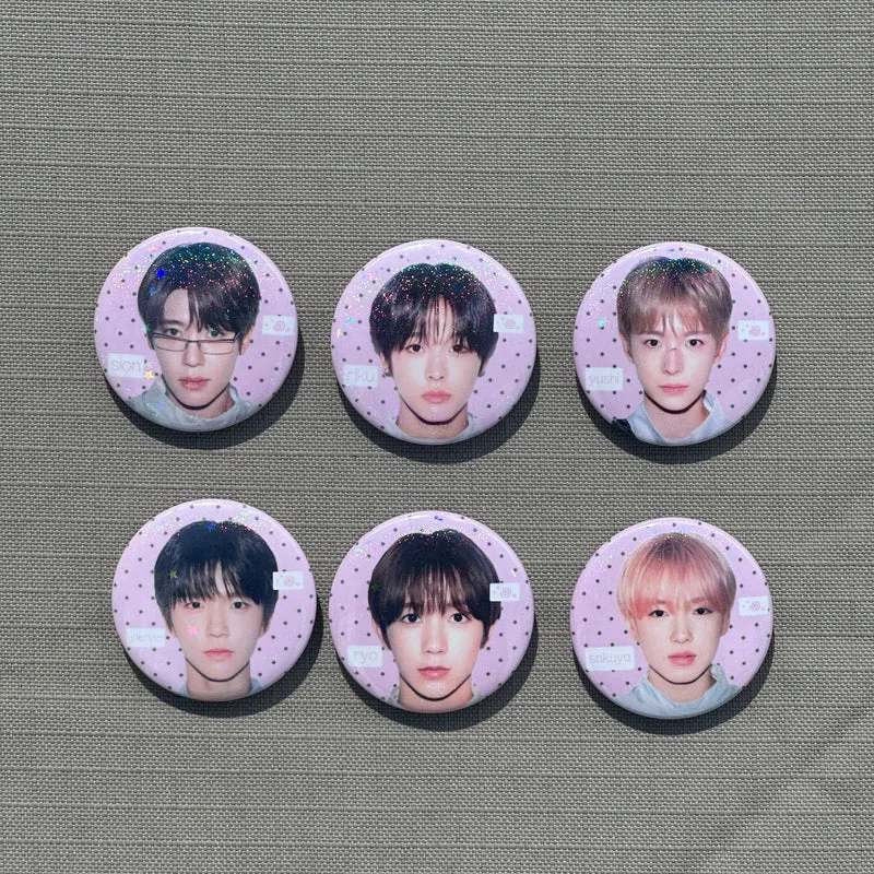 nct wish cupid glitter badges